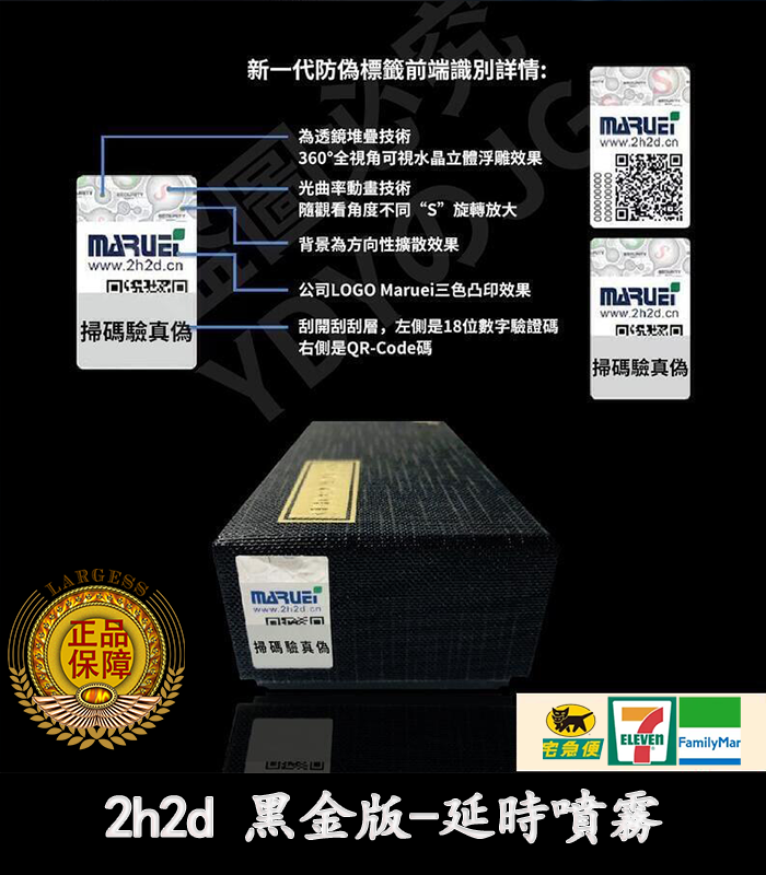 2H2D 黑金版持久液 防早洩延時噴霧 15ML 強效持久:圖片 2